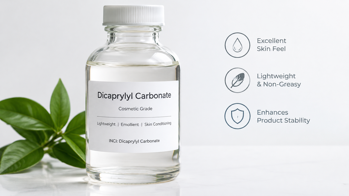 What Is Dicaprylyl Carbonate? The Quiet Workhorse Behind Comfortable Skincare