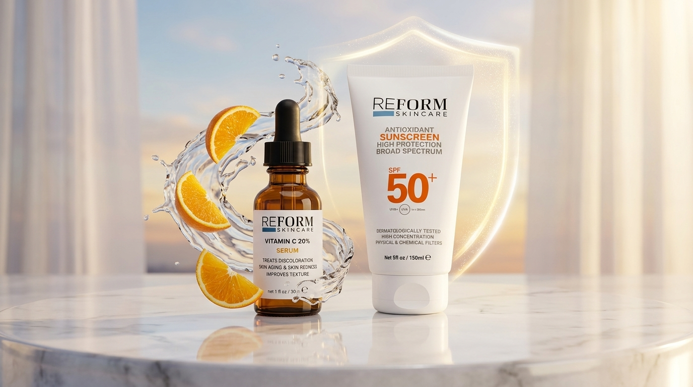 Why Your SPF Needs a Wingman: The Power of Vitamin C for Complete Skin Protection | REFORM Skincare