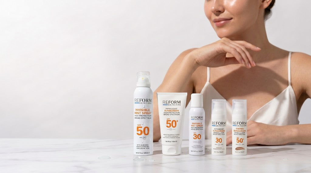 REFORM Skincare sunscreens